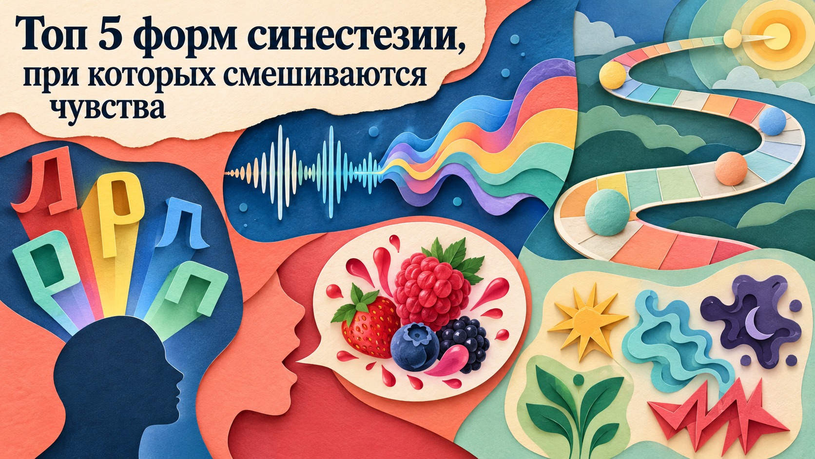 Топ 5 форм синестезии, при которых смешиваются чувства