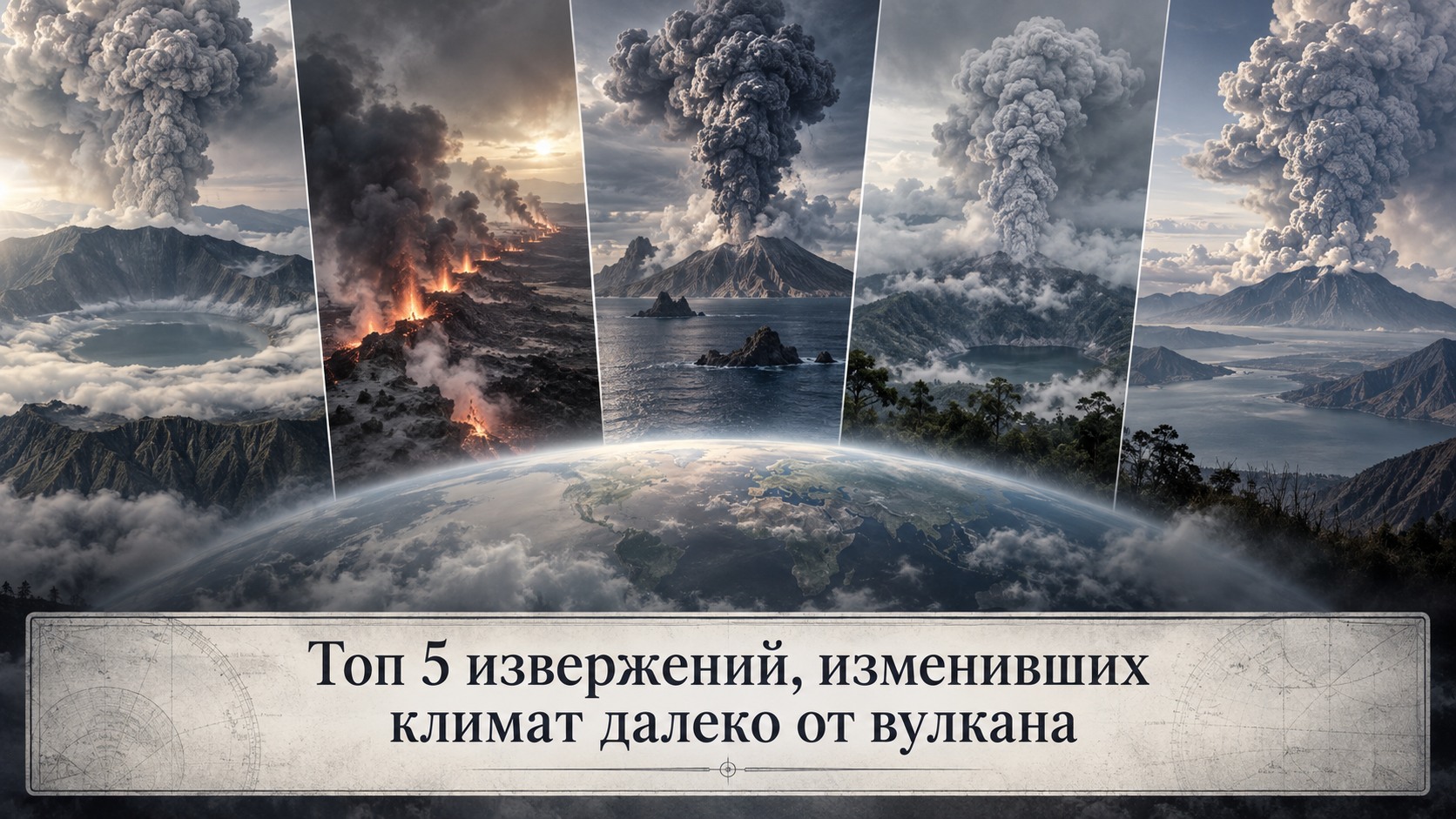 Топ 5 извержений, изменивших климат далеко от вулкана