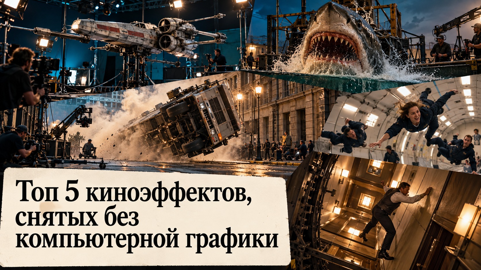 Топ 5 киноэффектов, снятых без компьютерной графики