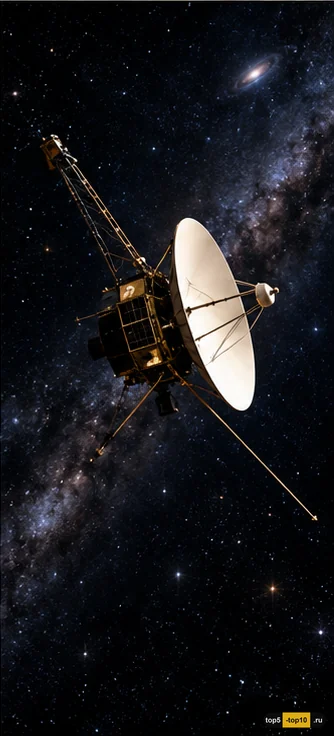 Зонд Voyager летит за орбитой внешних планет