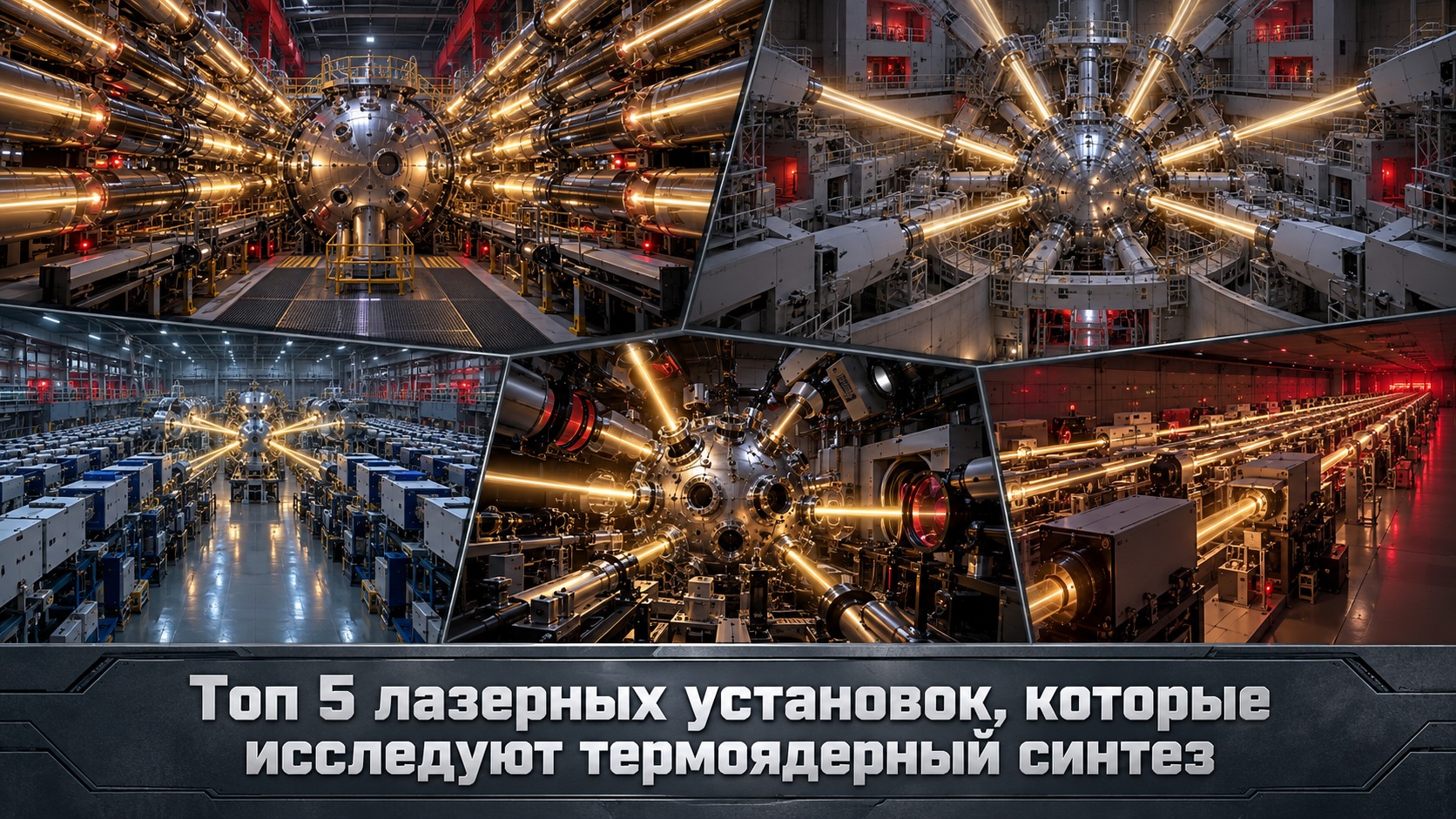 Топ 5 лазерных установок, которые исследуют термоядерный синтез