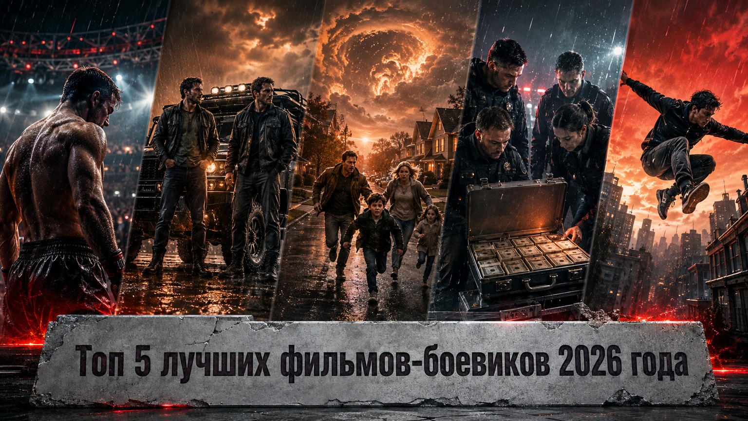 Топ 5 лучших фильмов-боевиков 2026 года