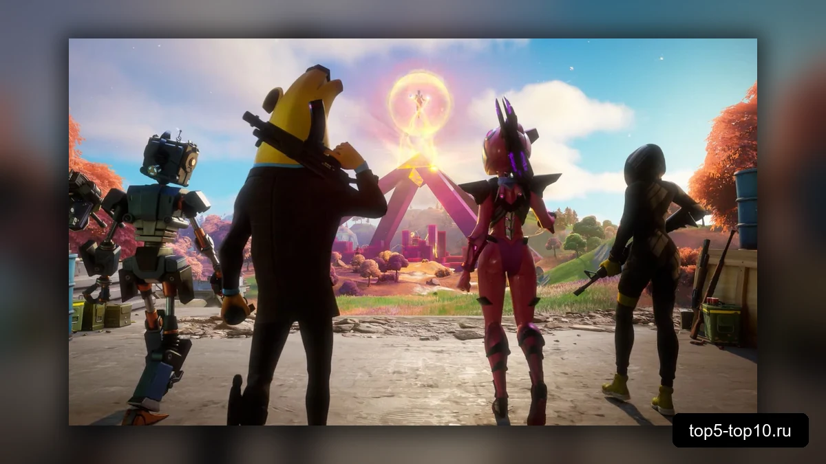Кадр из игры Fortnite