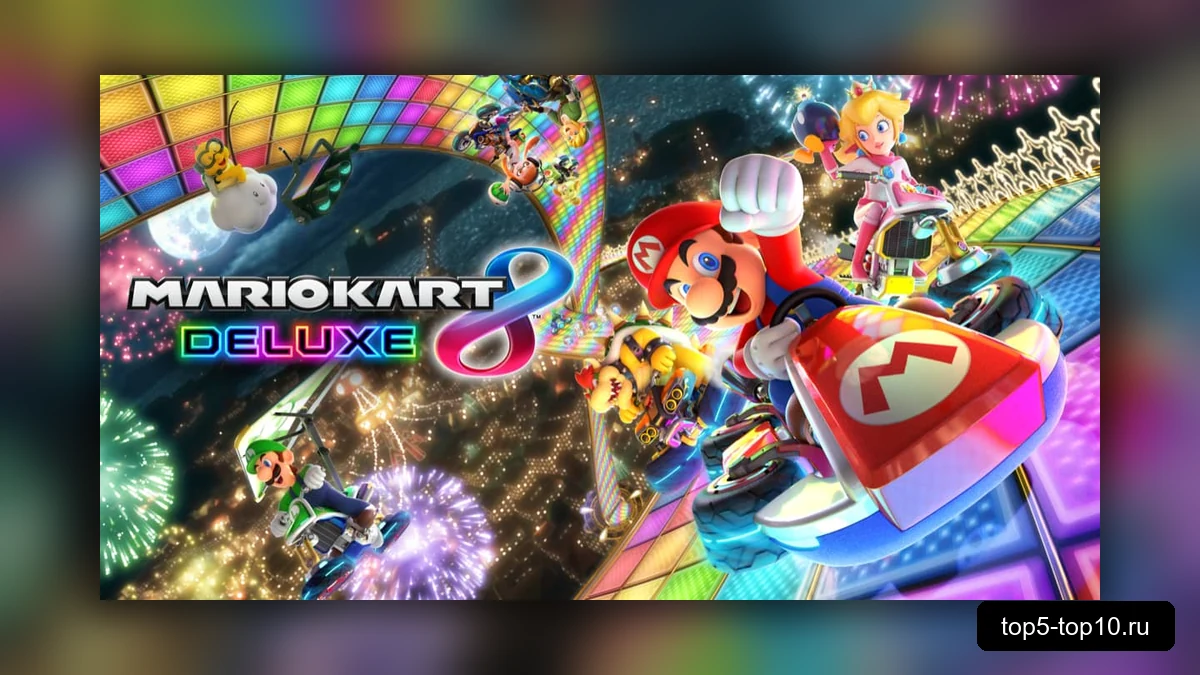 Кадр из игры Mario Kart 8 Deluxe