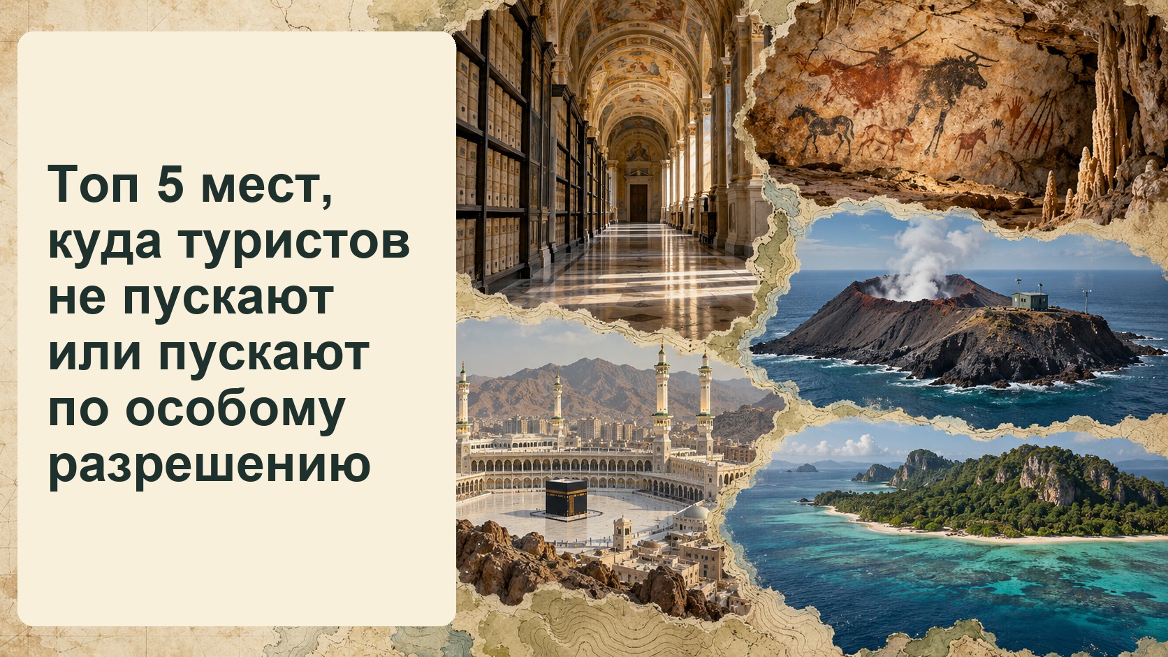 Топ 5 мест, куда туристов не пускают или пускают по особому разрешению