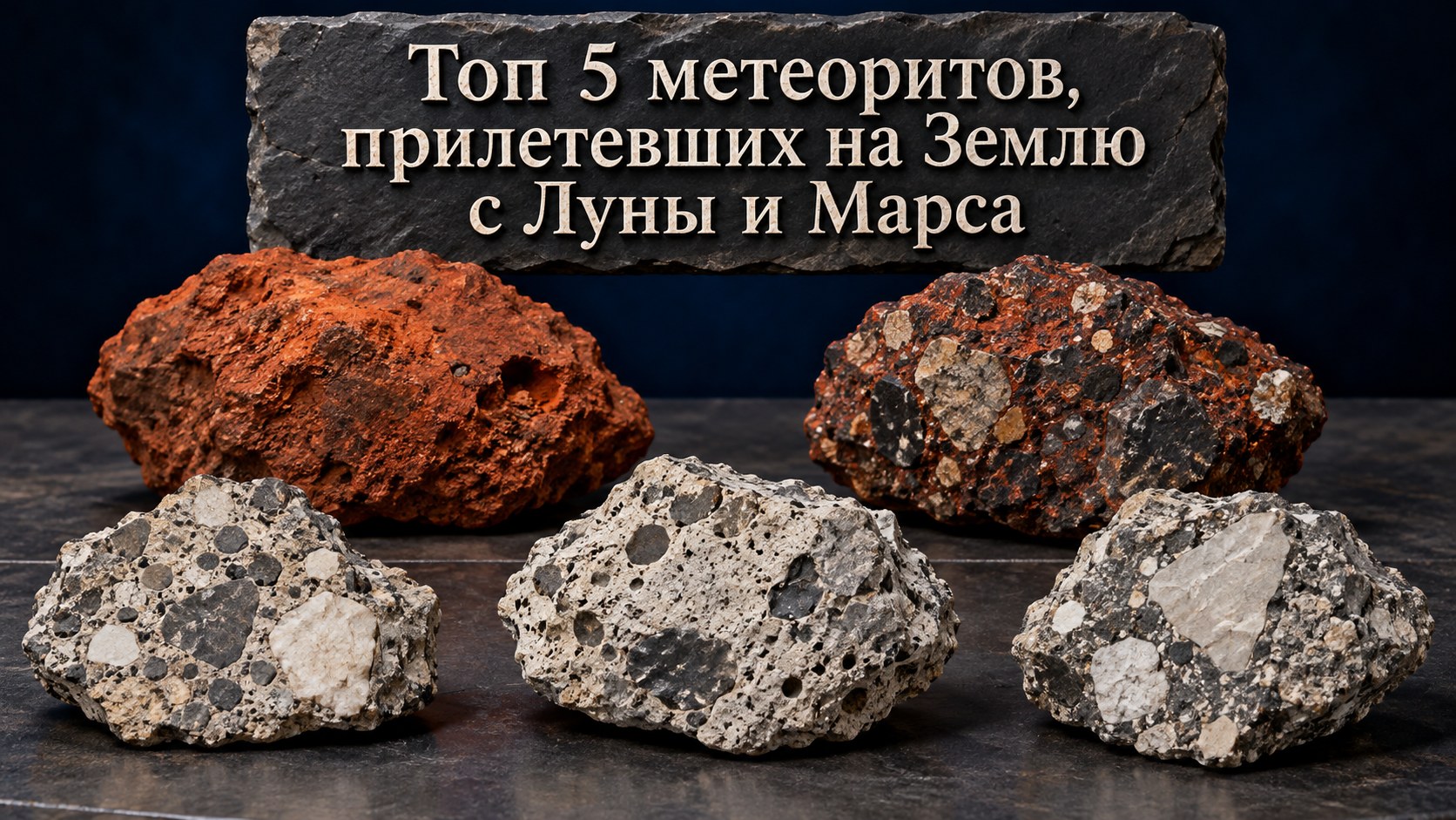 Топ 5 метеоритов, прилетевших на Землю с Луны и Марса