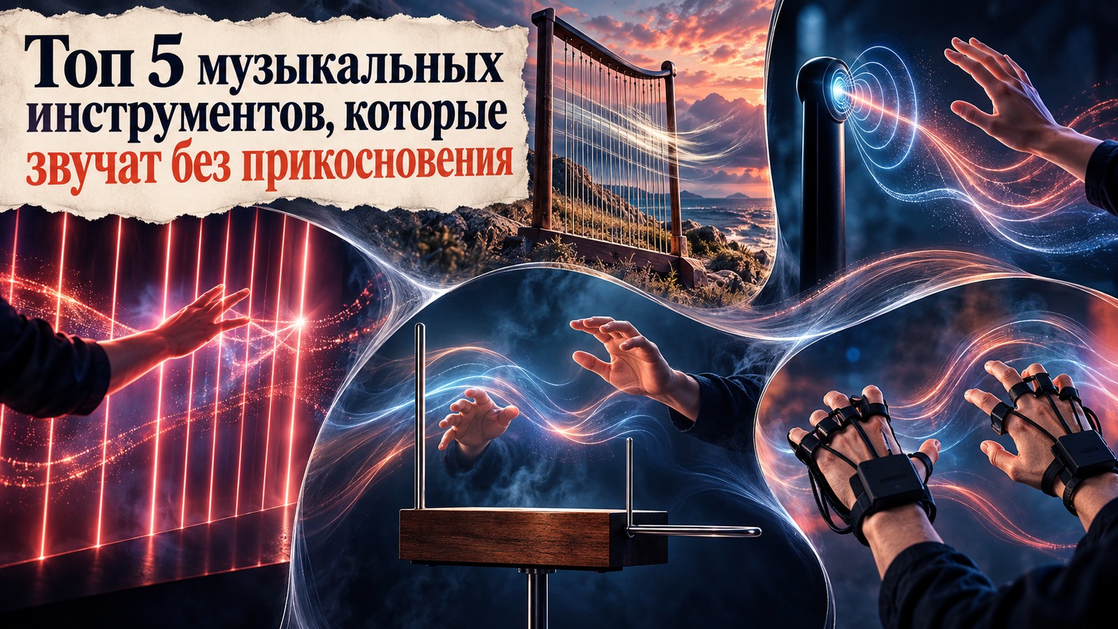 Топ 5 музыкальных инструментов, которые звучат без прикосновения