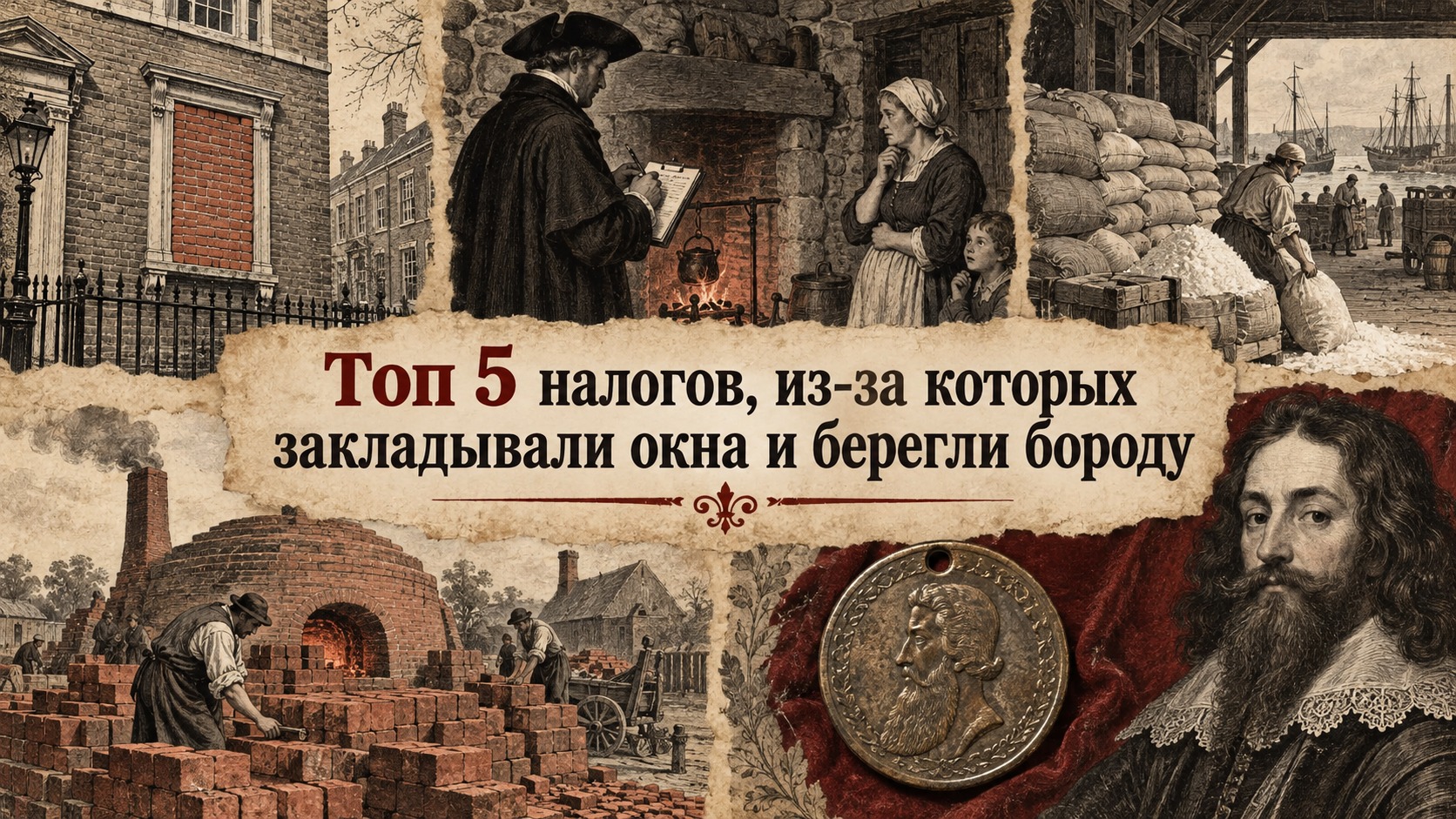 Топ 5 налогов, из-за которых закладывали окна и берегли бороду