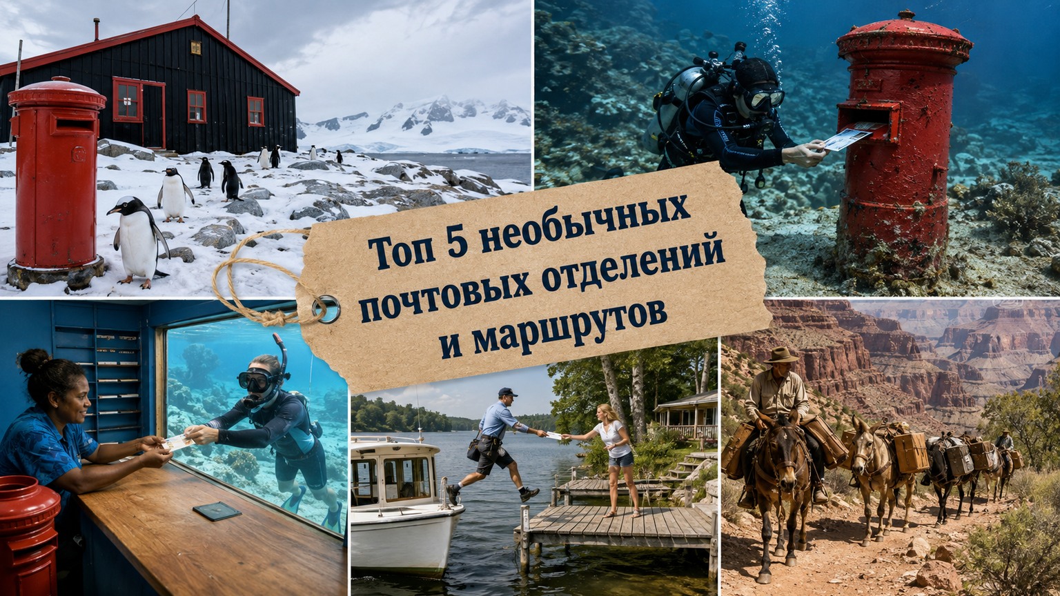 Топ 5 необычных почтовых отделений и маршрутов