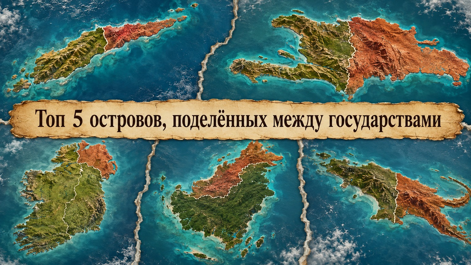 Топ 5 островов, поделённых между государствами