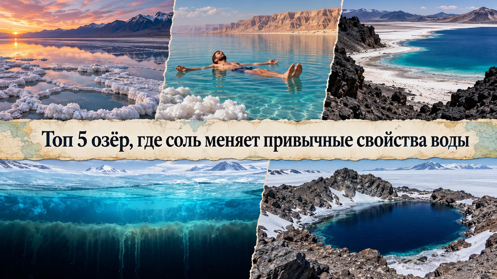 Топ 5 озёр, где соль меняет привычные свойства воды