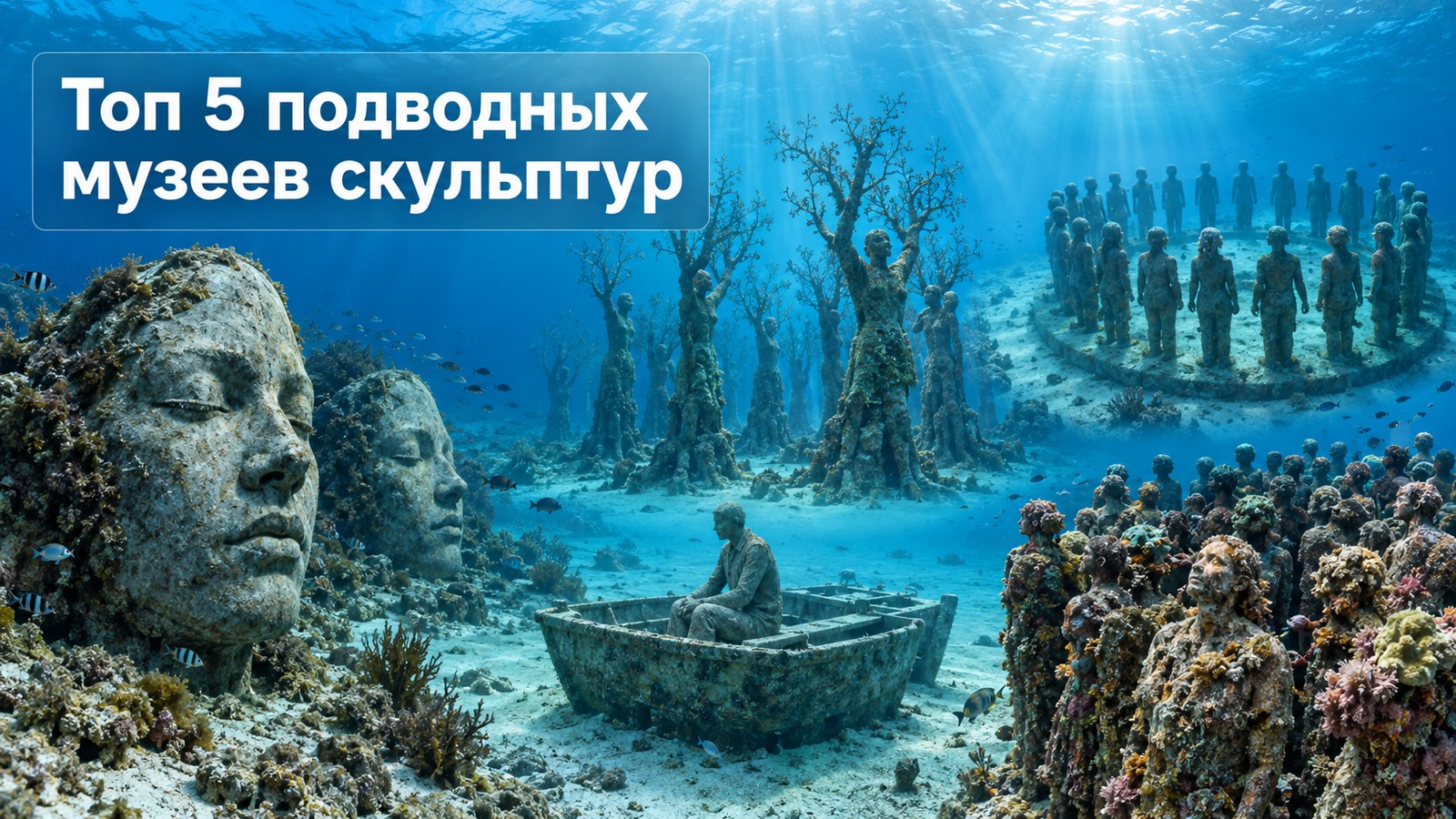 Топ 5 подводных музеев скульптур
