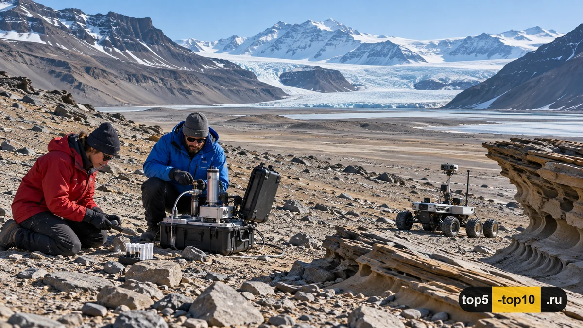 McMurdo Dry Valleys Antarctica life detection instruments polar desert