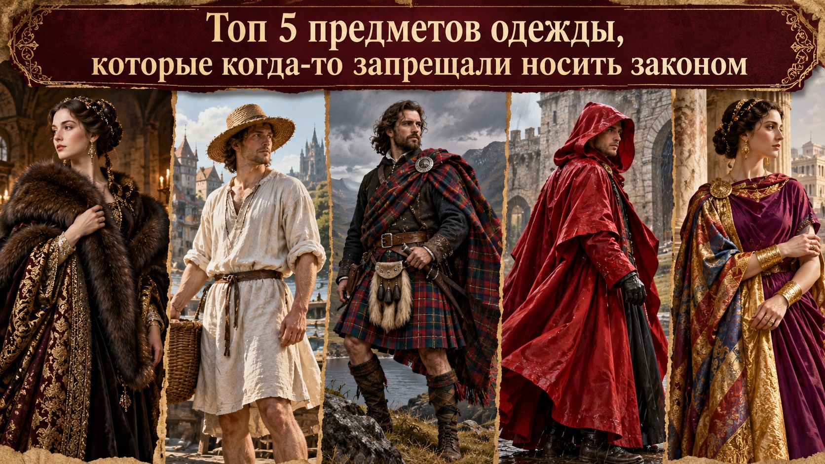 Топ 5 предметов одежды, которые когда-то запрещали носить законом
