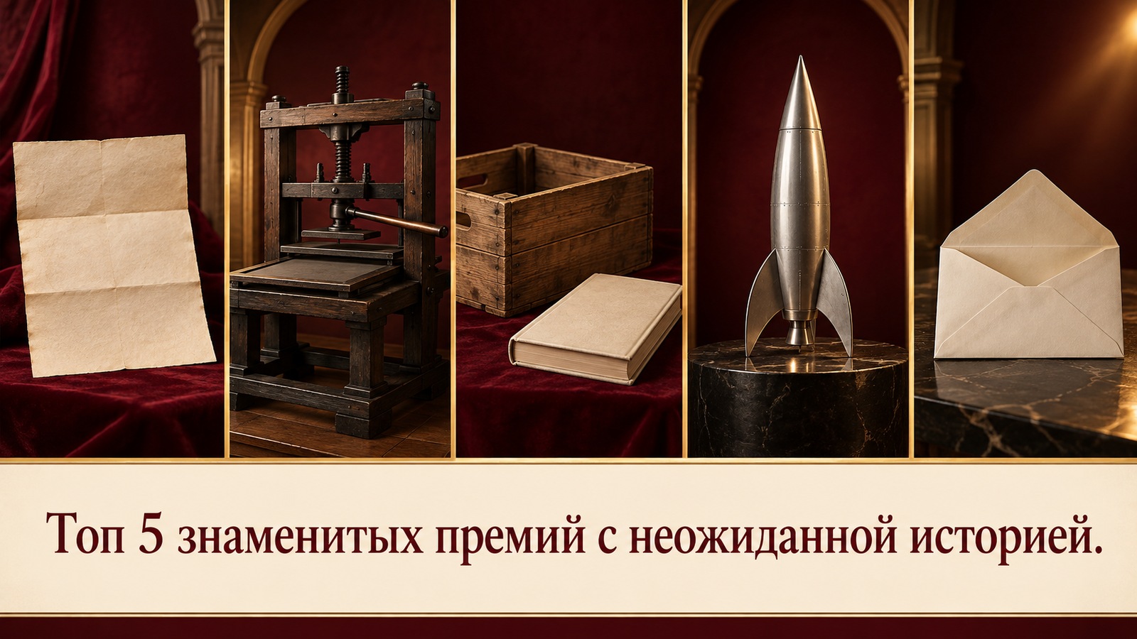 Топ 5 знаменитых премий с неожиданной историей