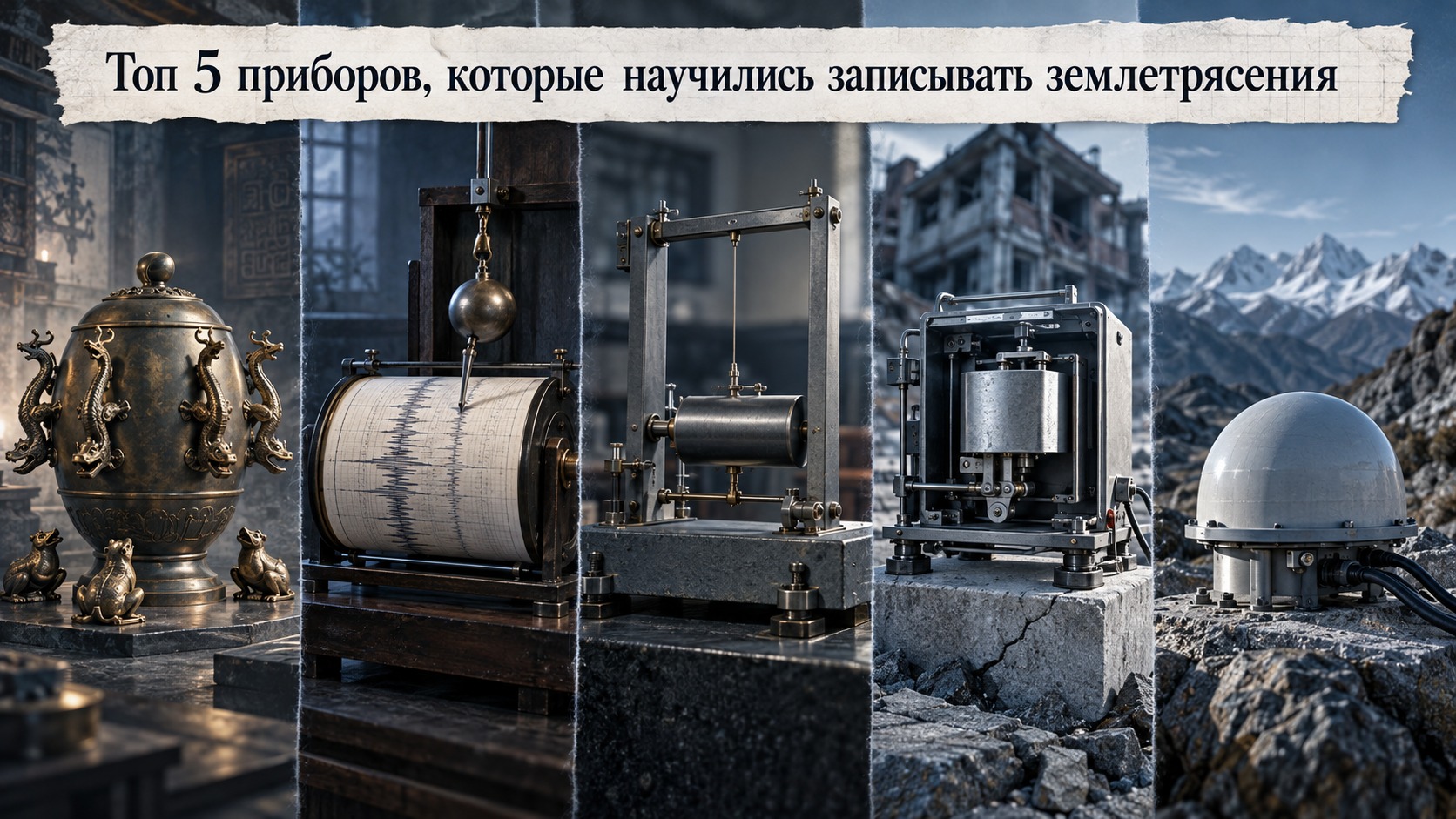 Топ 5 приборов, которые научились записывать землетрясения