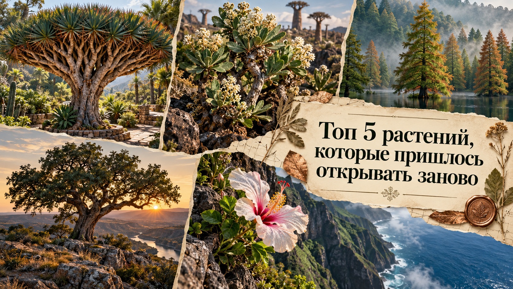 Топ 5 растений, которые пришлось открывать заново