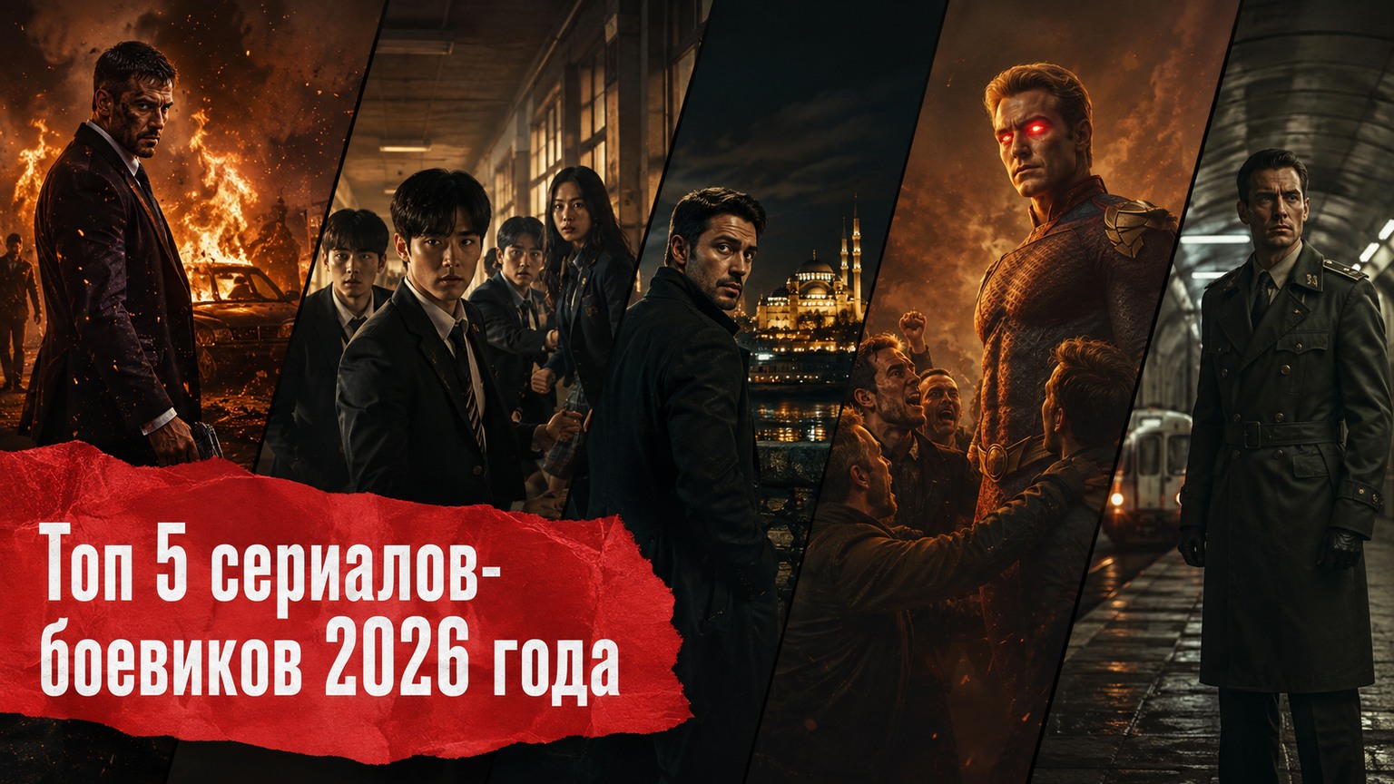Топ 5 сериалов-боевиков 2026 года
