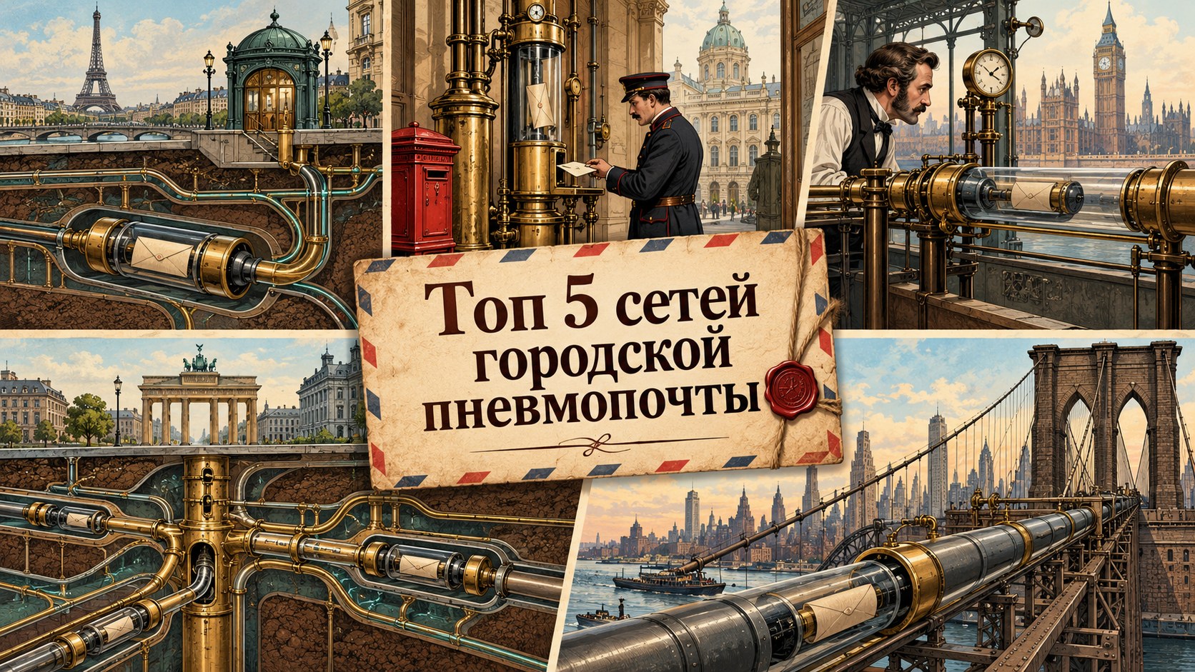Топ 5 сетей городской пневмопочты