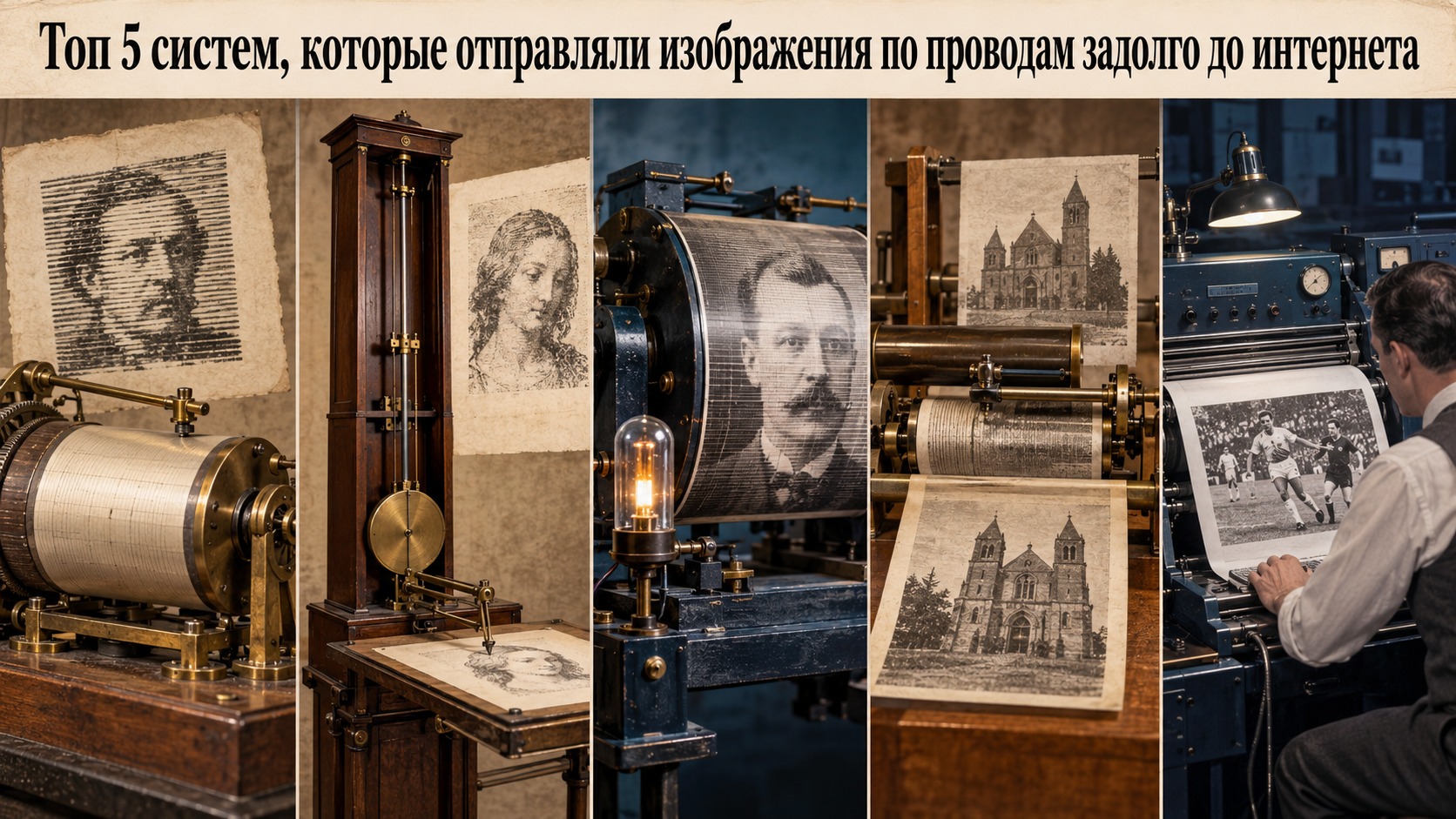 Топ 5 систем, которые отправляли изображения по проводам задолго до интернета