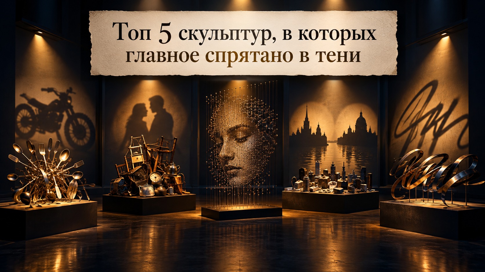 Топ 5 скульптур, в которых главное спрятано в тени