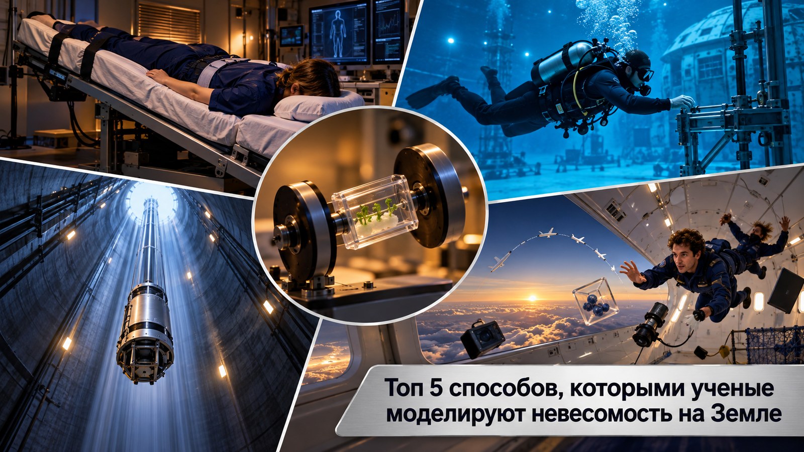 Топ 5 способов, которыми ученые моделируют невесомость на Земле