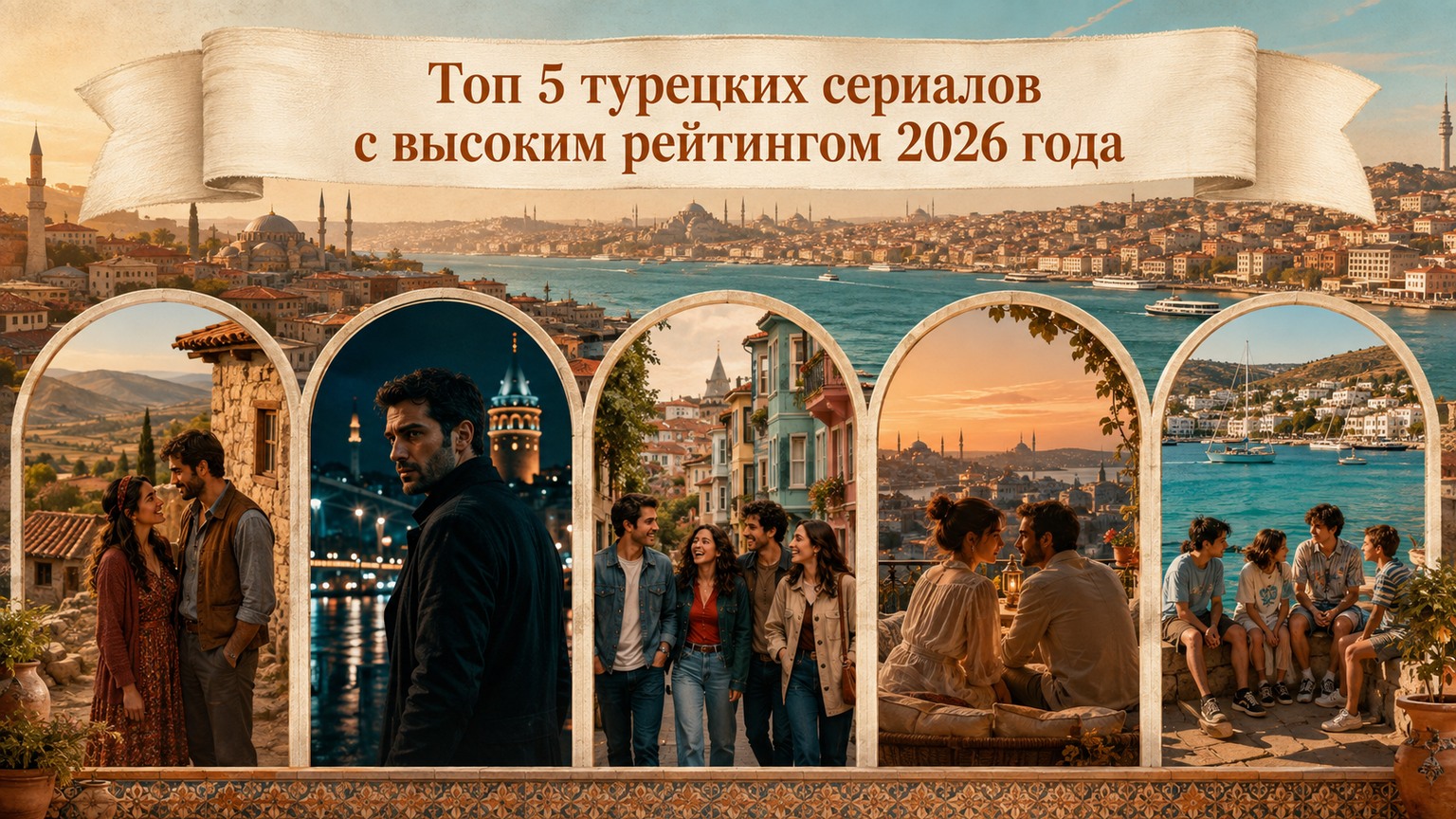Топ 5 турецких сериалов с высоким рейтингом 2026 года