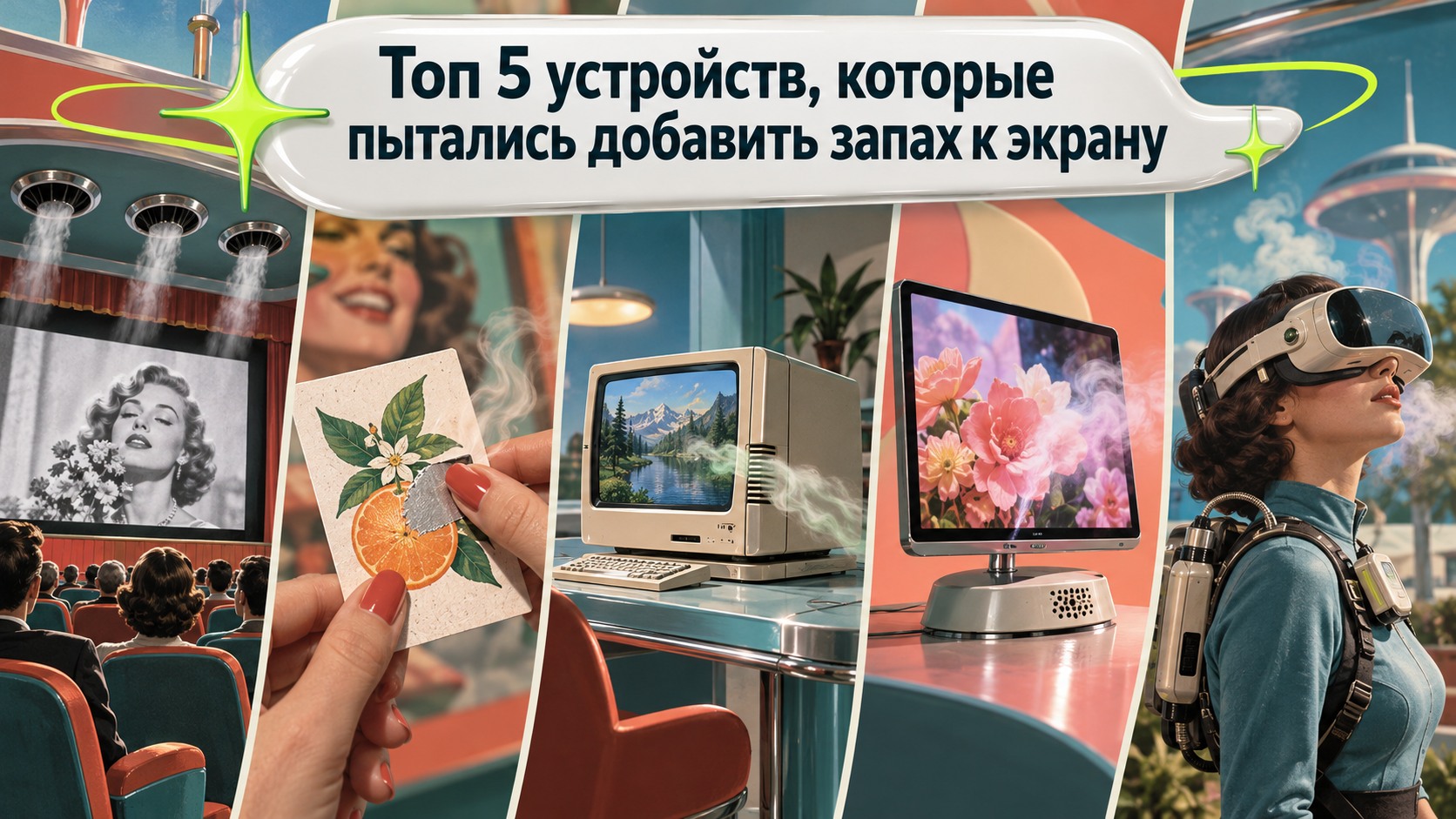 Топ 5 устройств, которые пытались добавить запах к экрану