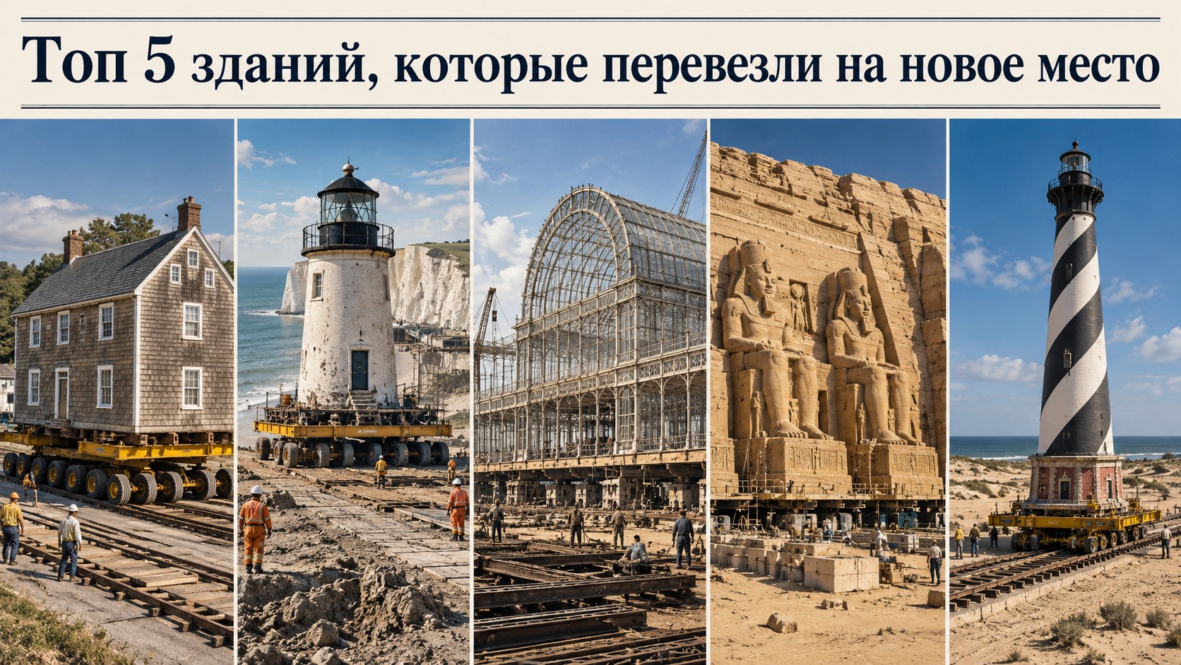 Топ 5 зданий, которые перевезли на новое место