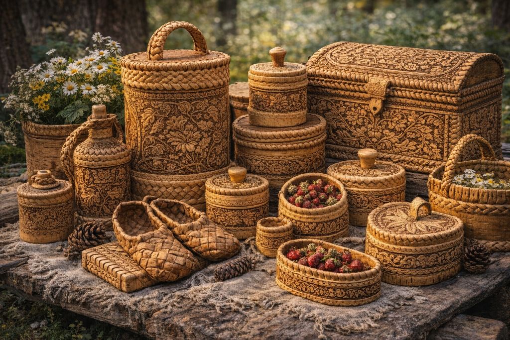Берестяные изделия