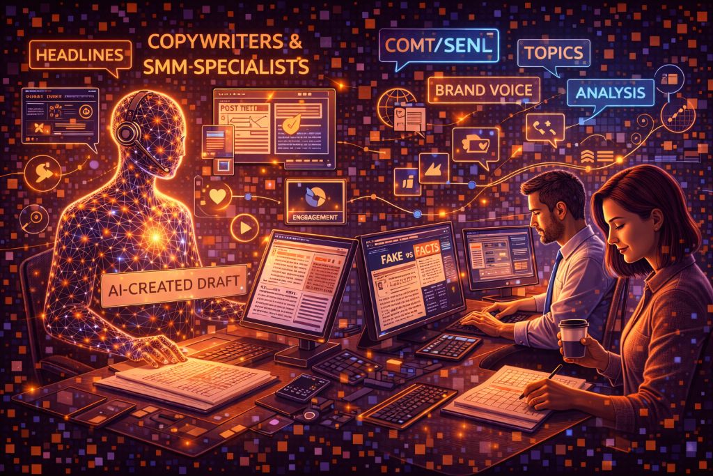 Журналисты, копирайтеры и SMM-специалисты
