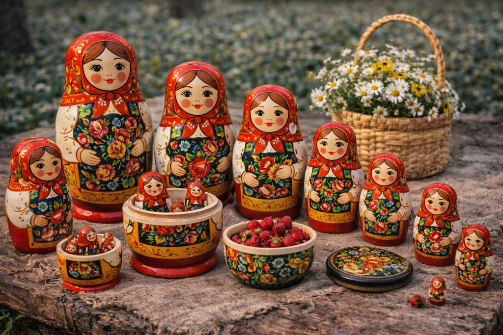 Матрешка (русская вложенная кукла)