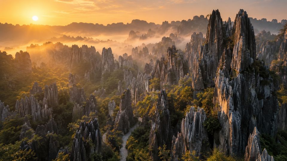 Каменный лес Шилинь, Китай